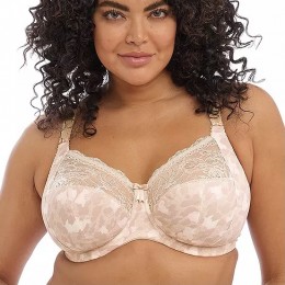 Elomi Women's Plus Size Lucie Stretch Lace Underwire Plunge Bra, ALEUTIAN,  36D at  Women's Clothing store